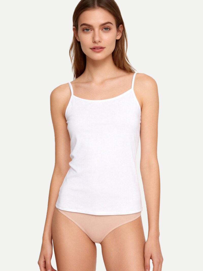 Plus Size Women's Cotton Basic Tank Top Camisole (2701)