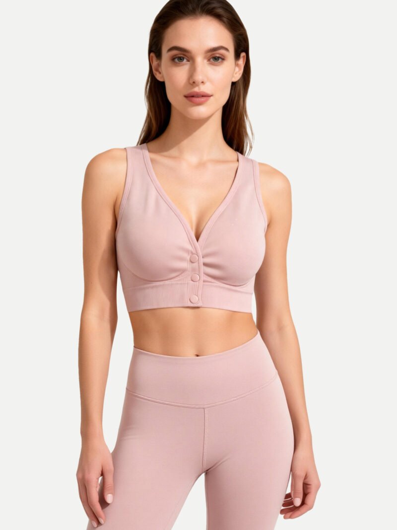 Women's Seamless Front-Closure Sports Bra (3286)