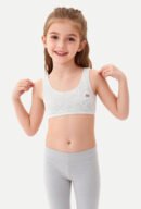 Girls' Cotton Ribbed Seamless Bralette (6765)