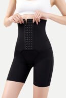 High-Waist Hook & Eye Shapewear Shorts (V439)